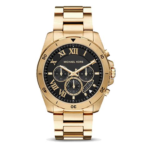 michael kors gold and black watch mens|Michael Kors watches ladies gold.